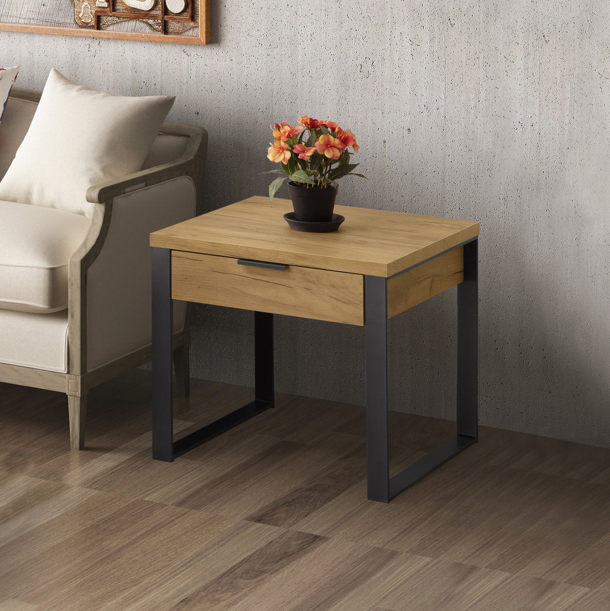 MESA RÁVENA AUXILIAR CON CAJÓN