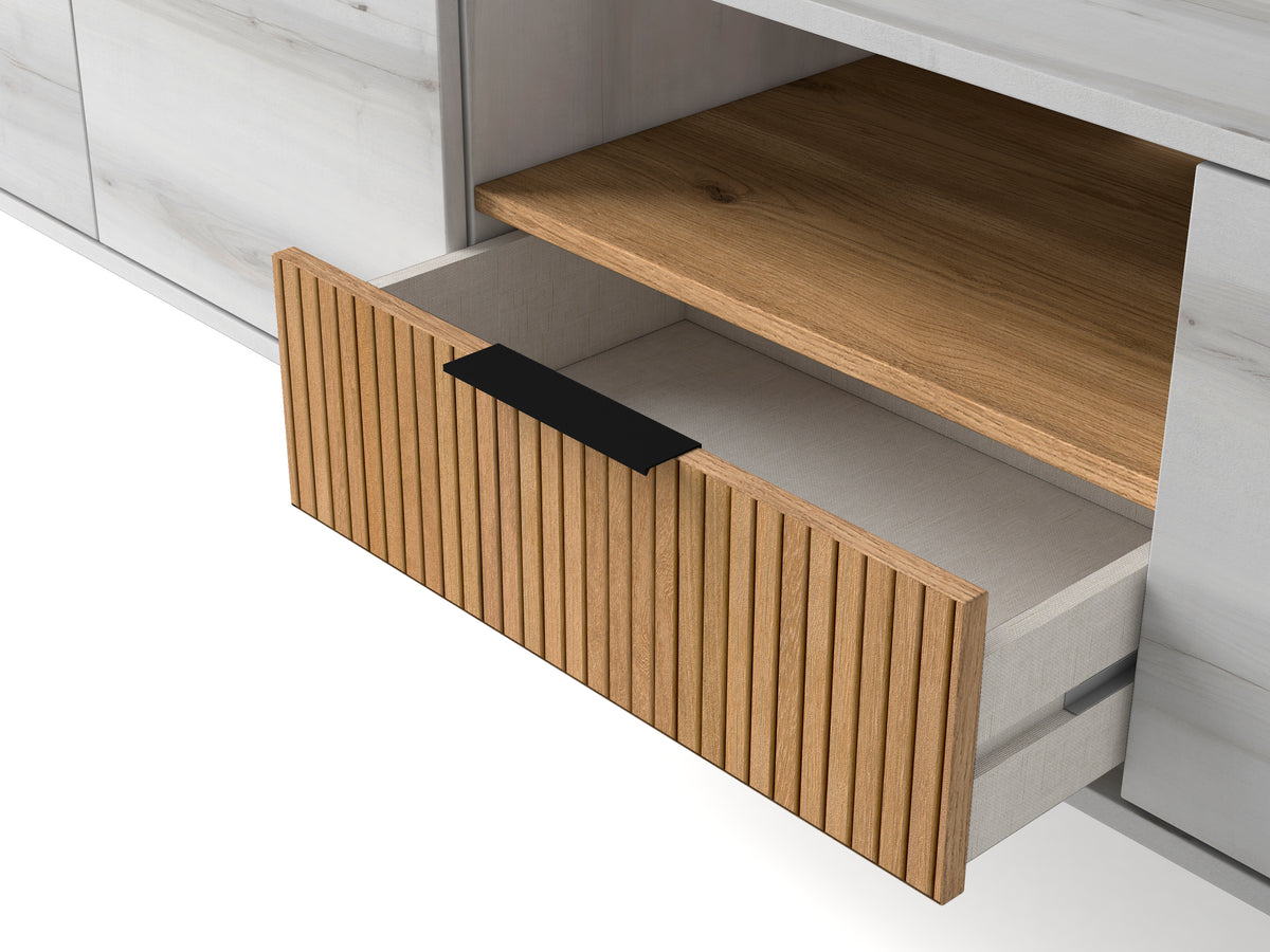 MODULO TV FOREST 2 PUERTAS CON 1 CAJON