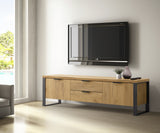 MUEBLE TV RÁVENA CON 2 CAJONES Y 2 PUERTAS
