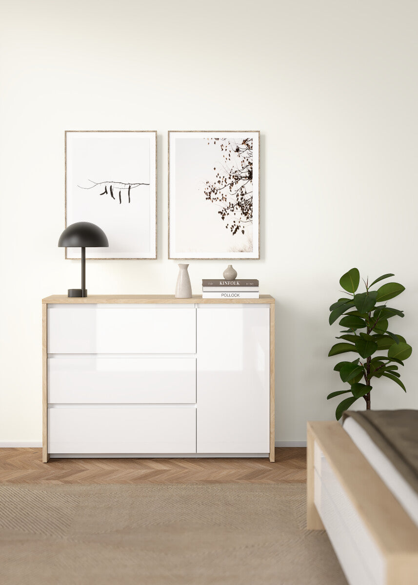 CHAMARTÍN SIDEBOARD WITH 1 DOOR AND 3 DRAWERS
