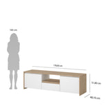 MUEBLE TV VALDEACEDERAS CON 2 PUERTAS Y CAJÓN