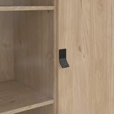 VITRINA CONDE DUQUE CON PUERTA DE CRISTAL Y CAJÓN