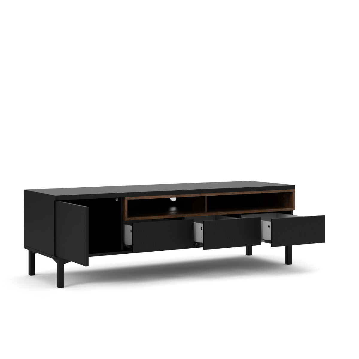 QUEVEDO TV UNIT WITH 1 DOOR AND 3 DRAWERS