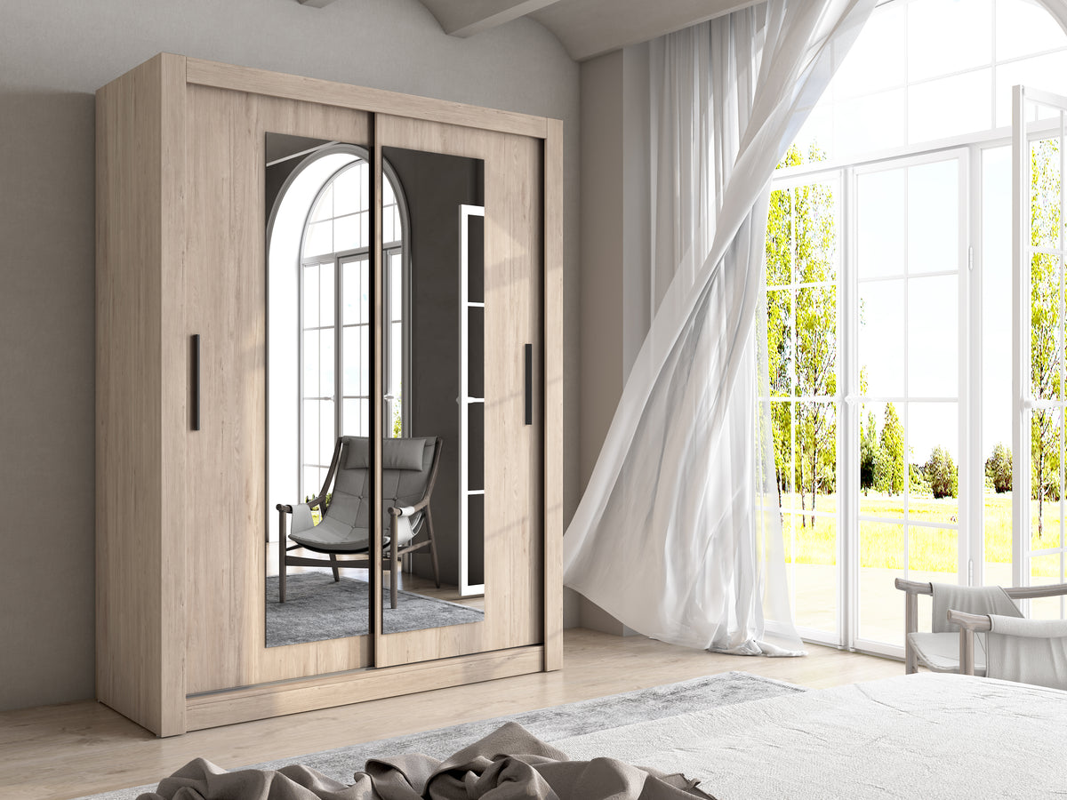 ARMARIO BRATISLAVA 2 PUERTAS  CORREDERAS CON ESPEJO