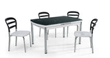CONJUNTO MESA EXTENSIBLE Y 4 SILLAS NOA