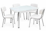 CONJUNTO MESA EXTENSIBLE Y 4 SILLLAS KIRA