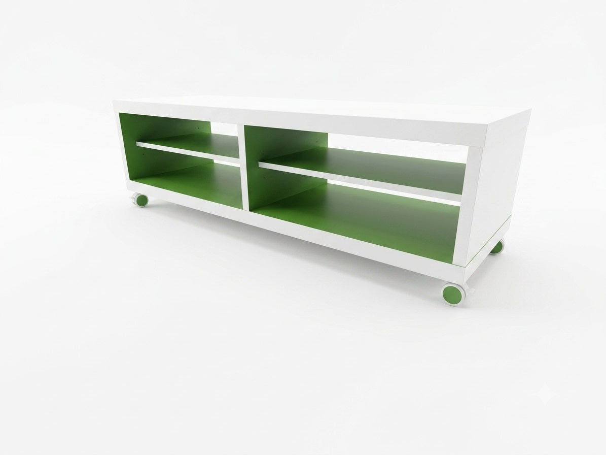 MUEBLE TV MALASAÑA CON RUEDAS