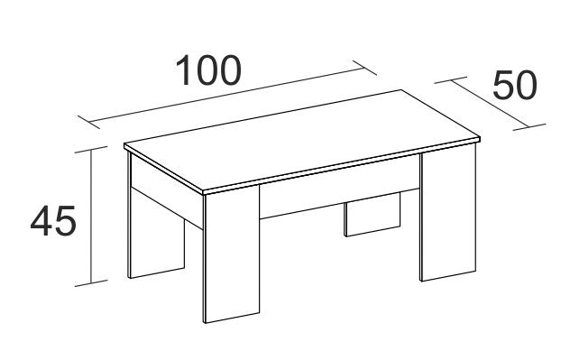 MESA DE CENTRO ELEVABLE NOA