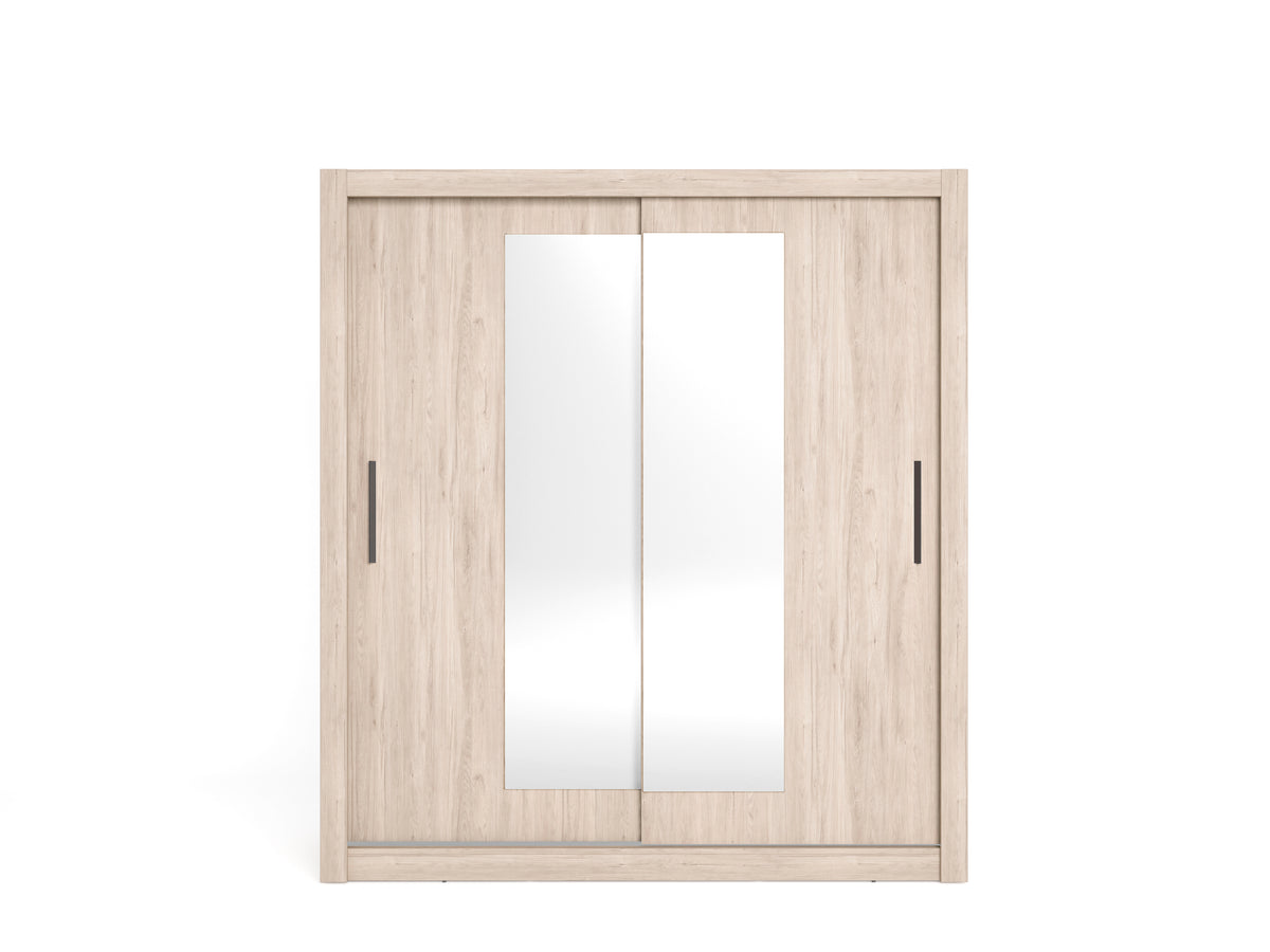 ARMARIO GANTE 2 PUERTAS CORREDERAS CON ESPEJO